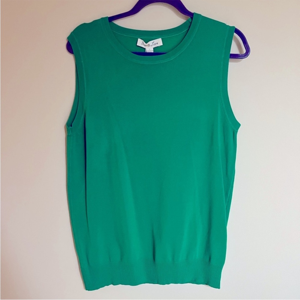 BOHME ZAYDEN SWEATER VEST IN GREEN